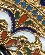 S1 - Mother of God of Teodor: Enamelling