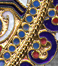 S51 - Christ Pantocrator: Enamelling
