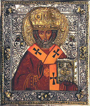 #A33P St. Nicholas Worker of Miracles - Painted Body