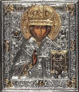 #A33 St. Nicholas Worker of Miracles - Painted Body