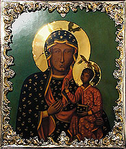 #A56AK Our Lady of Czestochowa - Entire Figure & Background is Painted