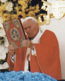 Visit of Pope John Paul II to Lowicz, Poland